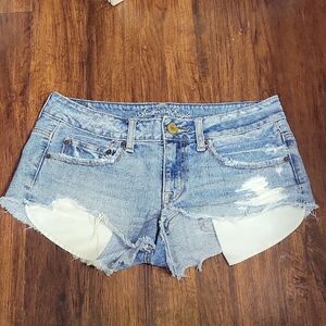 Women's Blue Denim Shorts